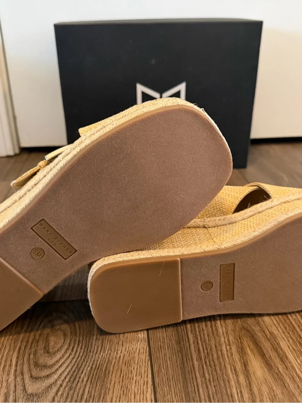 Marc Fisher LTD Renda Slingback Espadrille Platform Wedge Sandal - 8